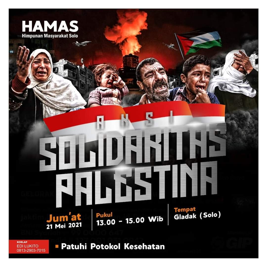 Hamas Solo Gelar Aksi Solidaritas Palestina